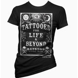 Cartel Ink - Tattooed For Life and Beyond Women's T-Shirt-Apparel & Accessories-Glitz Glam and Rebellion GGR Pinup, Retro, and Rockabilly Fashions