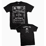 Cartel Ink - Tattooed For Life and Beyond Men's Graphic T-Shirt-Apparel & Accessories-Glitz Glam and Rebellion GGR Pinup, Retro, and Rockabilly Fashions