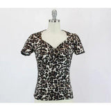 Hemet Sweetheart Leopard Top-Glitz Glam and Rebellion GGR Pinup, Retro, and Rockabilly Fashions