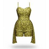 Rockin Bettie - Playsuit with Matching Skirt in Green-Glitz Glam and Rebellion GGR Pinup, Retro, and Rockabilly Fashions