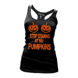 Pinky Star Tank Top - Stop Staring At My Pumpkins-Tank Top-Glitz Glam and Rebellion GGR Pinup, Retro, and Rockabilly Fashions
