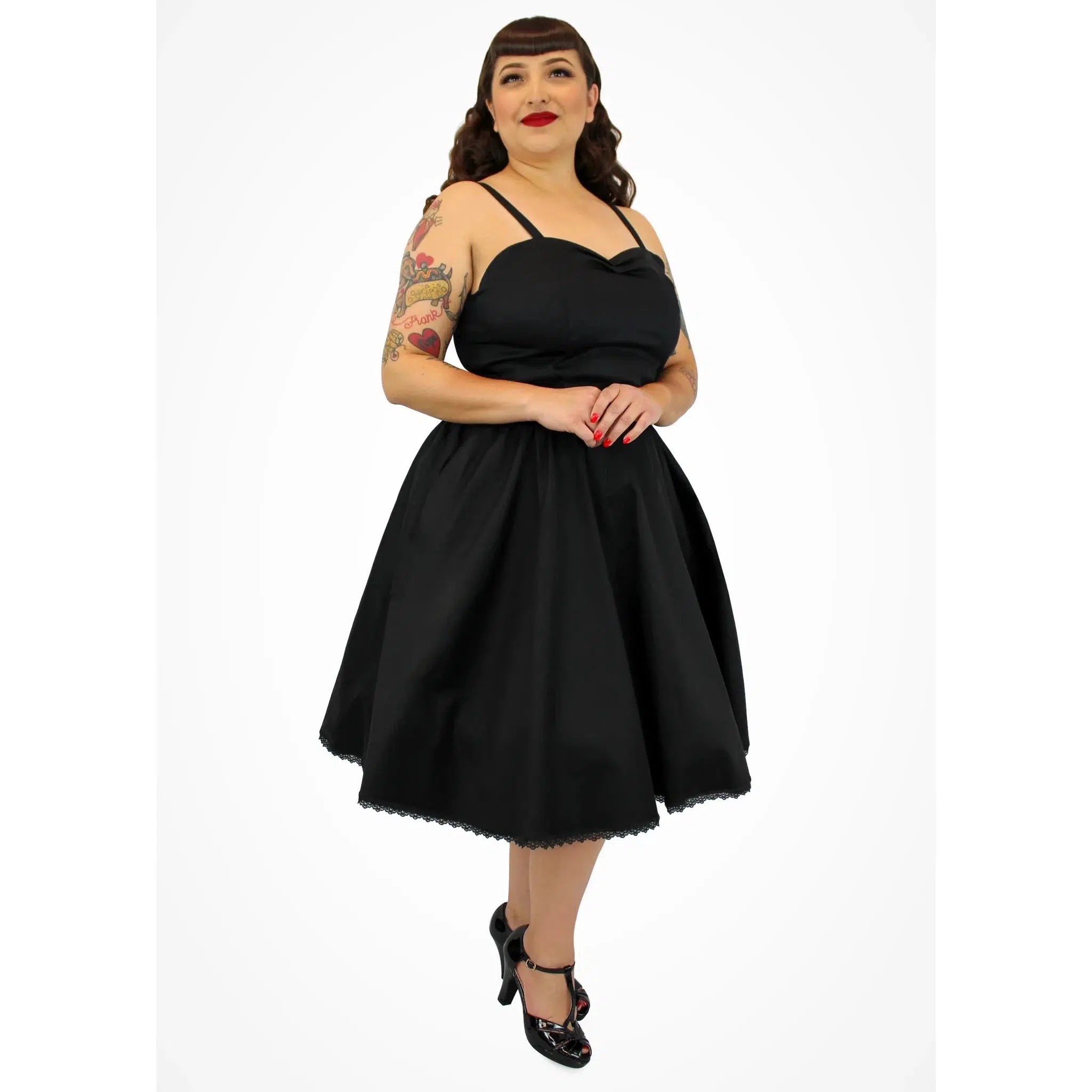 Hemet Black Sweetheart Dress – Glitz Glam and Rebellion