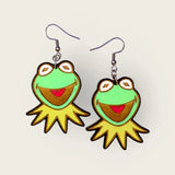 Handmade Muppets Inspired Earrings-Earrings-Glitz Glam and Rebellion GGR Pinup, Retro, and Rockabilly Fashions