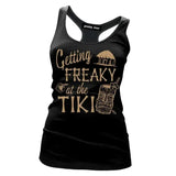 Pinky Star Tank Top - Getting Freaky At the Tiki in Cream-Tank Top-Glitz Glam and Rebellion GGR Pinup, Retro, and Rockabilly Fashions