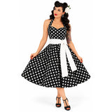 Candow Dottie Swing Dress – After Dark-Dress-Glitz Glam and Rebellion GGR Pinup, Retro, and Rockabilly Fashions