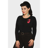 Pinky Star - Call Me Kitty Cat Cardigan-Cardigan-Glitz Glam and Rebellion GGR Pinup, Retro, and Rockabilly Fashions