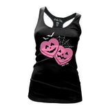 Pinky Star - Spooky Candy Hearts Tank Top-Tank Top-Glitz Glam and Rebellion GGR Pinup, Retro, and Rockabilly Fashions
