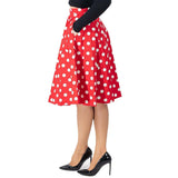 Eva Rose Fit & Flare Red with White Polka Dots with Pockets-Apparel & Accessories-Glitz Glam and Rebellion GGR Pinup, Retro, and Rockabilly Fashions