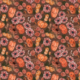 Pumpkins & Flowers Greta Dress-Dresses-Glitz Glam and Rebellion GGR Pinup, Retro, and Rockabilly Fashions