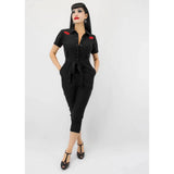 Rockabilly Jumpsuit by Hemet Apparel-Apparel & Accessories-Glitz Glam and Rebellion GGR Pinup, Retro, and Rockabilly Fashions