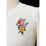 Flower Bouquet Cardigan Sweater by Hemet-Cardigan-Glitz Glam and Rebellion GGR Pinup, Retro, and Rockabilly Fashions