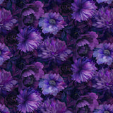 Elizabeth Dress in Purple Floral-Dresses-Glitz Glam and Rebellion GGR Pinup, Retro, and Rockabilly Fashions