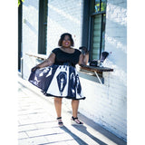 Goth Queen Skirt-Skirts-Glitz Glam and Rebellion GGR Pinup, Retro, and Rockabilly Fashions