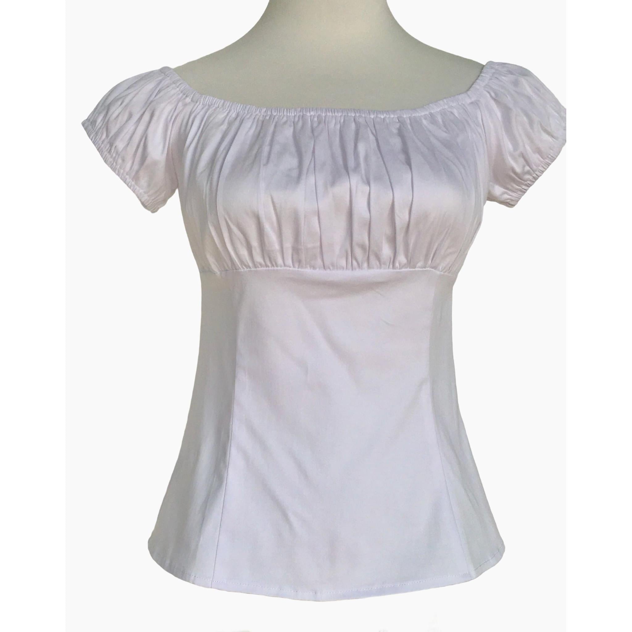 Lucky Brand Crochet Peasant Top Lucky Brand Women's Crochet Peasant Top - Short  Sleeve Bohemian Blouse Washed Cotton Blouse, image size:2048x2048