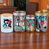 Large Jewlery Jar-Glitz Glam and Rebellion GGR Pinup, Retro, and Rockabilly Fashions