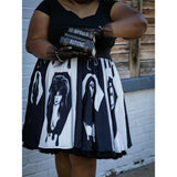 Goth Queen Skirt-Skirts-Glitz Glam and Rebellion GGR Pinup, Retro, and Rockabilly Fashions