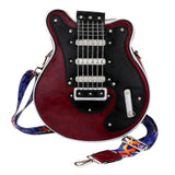 Electric Guitar Crossbody Purse-Purses-Glitz Glam and Rebellion GGR Pinup, Retro, and Rockabilly Fashions