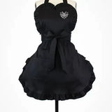 Hemet Pinup Heart Web Apron-Pinup Aprons-Glitz Glam and Rebellion GGR Pinup, Retro, and Rockabilly Fashions