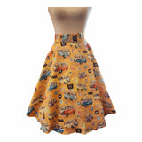 Van Camper - Caming Swing Skirt w/Pockets!-Skirts-Glitz Glam and Rebellion GGR Pinup, Retro, and Rockabilly Fashions