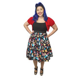 GGR Alice in Wonderland Skirt-Skirts-Glitz Glam and Rebellion GGR Pinup, Retro, and Rockabilly Fashions