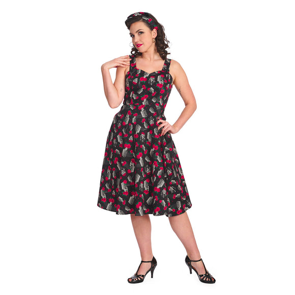 Banned Nashville Sweeatheart Swing Dress-Dresses-Glitz Glam and Rebellion GGR Pinup, Retro, and Rockabilly Fashions