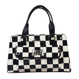 Star Struck Clothing Cosmo Bag - Checkerboard-Purses-Glitz Glam and Rebellion GGR Pinup, Retro, and Rockabilly Fashions
