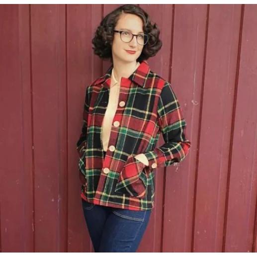 Star Struck Clothing Jacket in Green and Red Plaid – Glitz Glam and  Rebellion