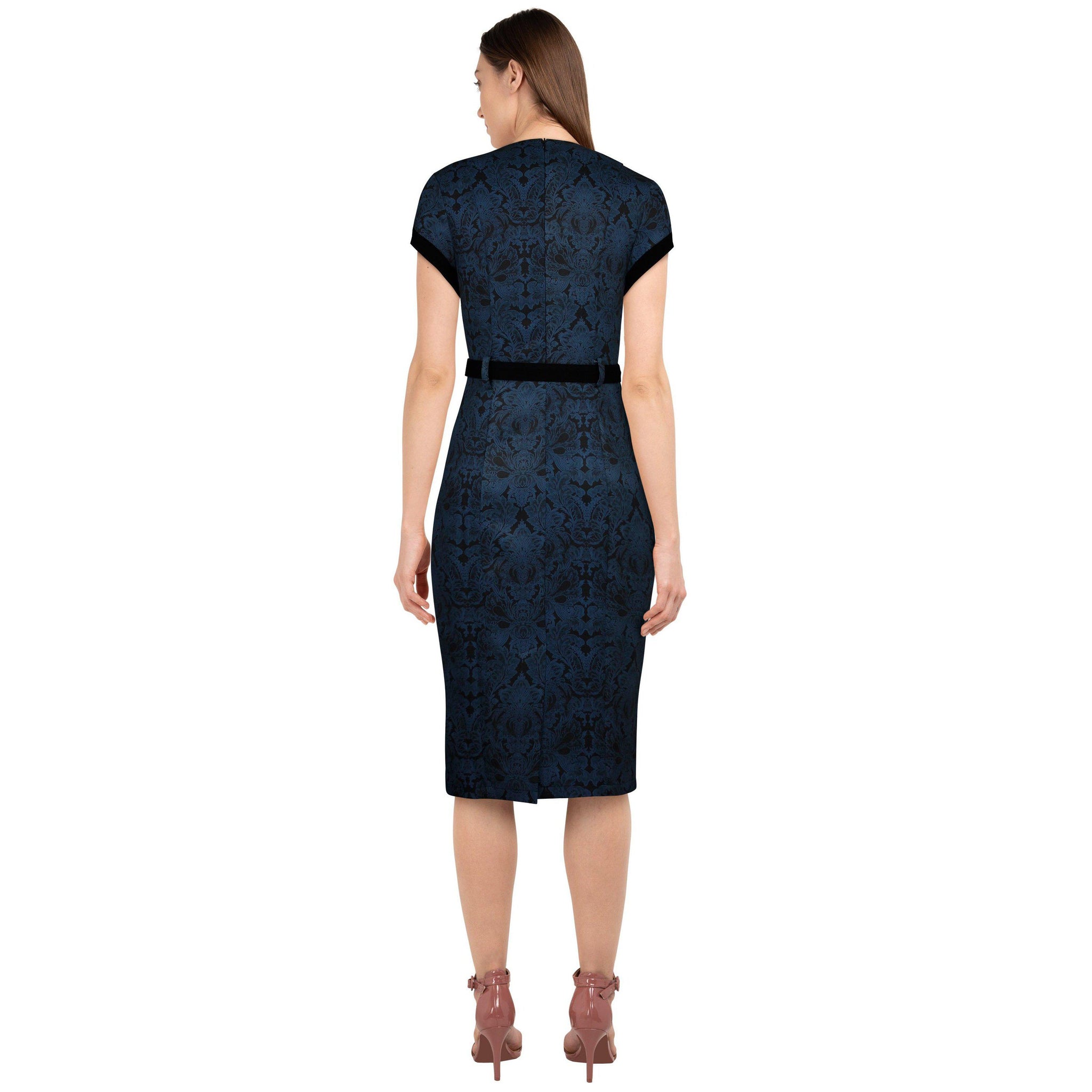 Haunted Mansion Wiggle Dress in Blue  Glitz Glam and Rebellion