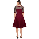 Divine Ruby Swing Dress-Dresses-Glitz Glam and Rebellion GGR Pinup, Retro, and Rockabilly Fashions