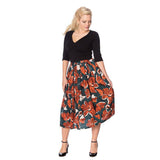 Banned Dreamy Days Pleated Floral Skirt-Skirts-Glitz Glam and Rebellion GGR Pinup, Retro, and Rockabilly Fashions