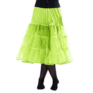 BellaSous Petticoat in Monster Green-Glitz Glam and Rebellion GGR Pinup, Retro, and Rockabilly Fashions