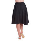 Banned Bunny Hop Skirt in Black-Skirts-Glitz Glam and Rebellion GGR Pinup, Retro, and Rockabilly Fashions