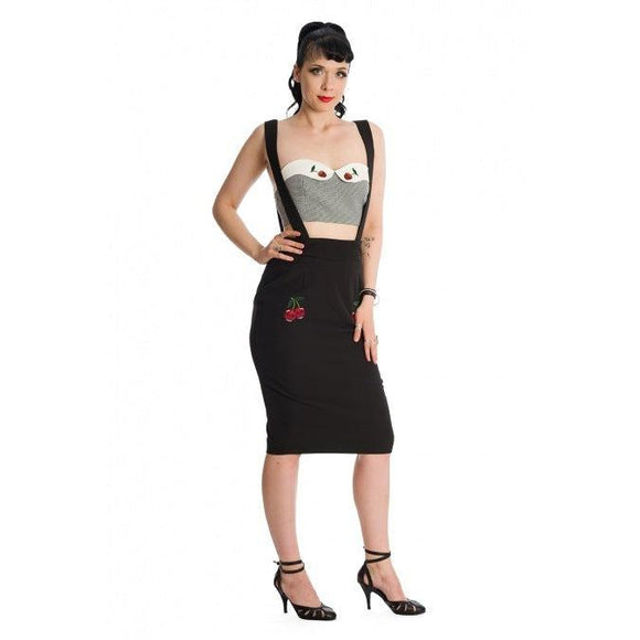 Shop Cotton plaid button jumper skirt  eShakti