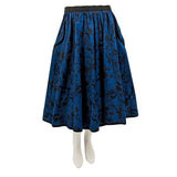 Twyla Twirl Skirt in Blue-Skirts-Glitz Glam and Rebellion GGR Pinup, Retro, and Rockabilly Fashions