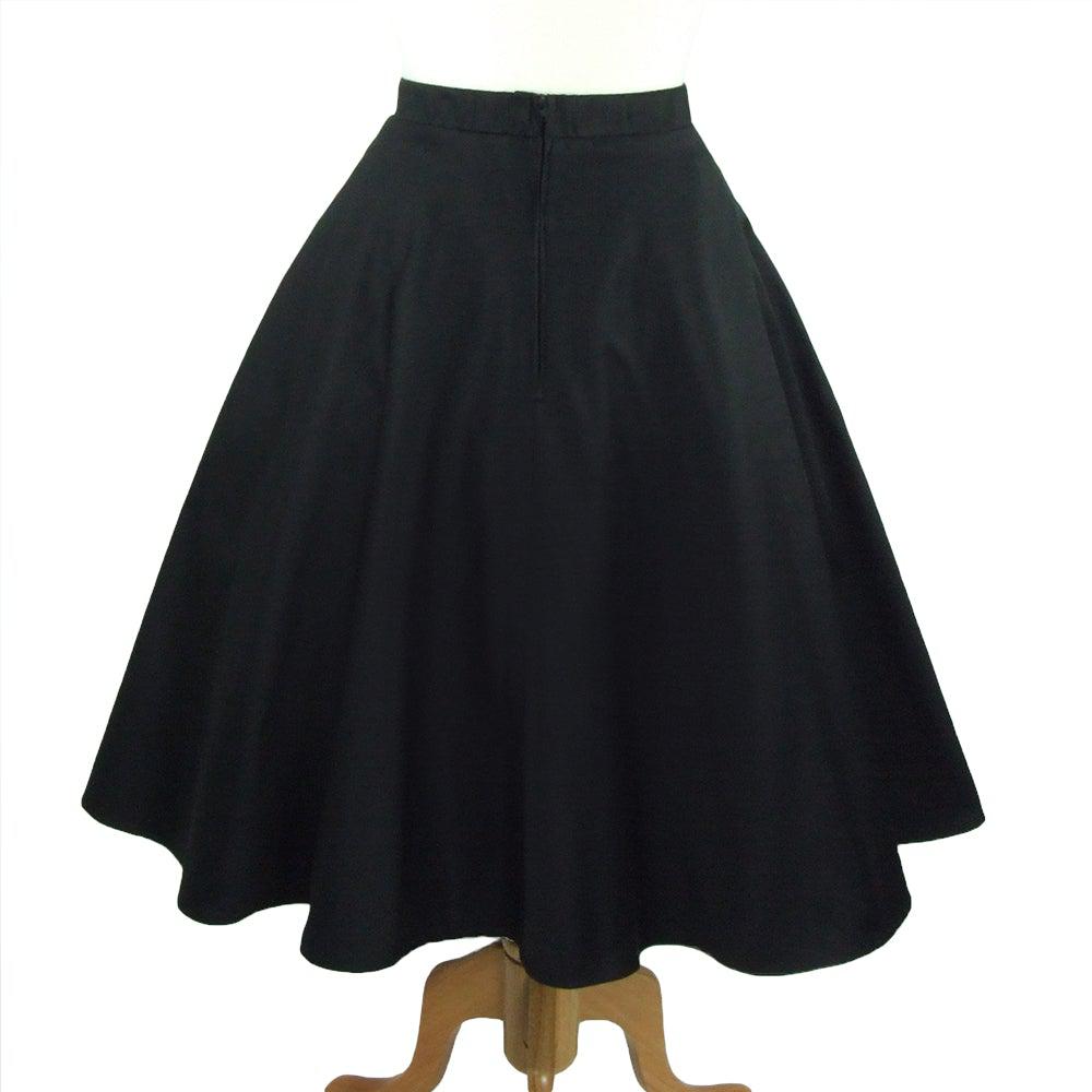 Hemet Circle Skirt in Black