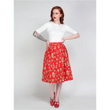 Collectif Josualda Ginger Cookies Swing Skirt-Skirts-Glitz Glam and Rebellion GGR Pinup, Retro, and Rockabilly Fashions