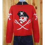Star Struck 50's Pirate Cardigan in Red-Cardigan-Glitz Glam and Rebellion GGR Pinup, Retro, and Rockabilly Fashions