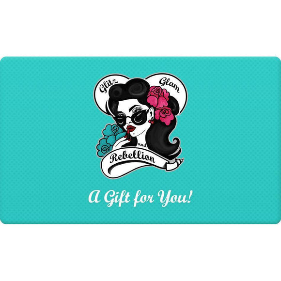 GGR Gift Card-Gift Card-Glitz Glam and Rebellion GGR Pinup, Retro, and Rockabilly Fashions