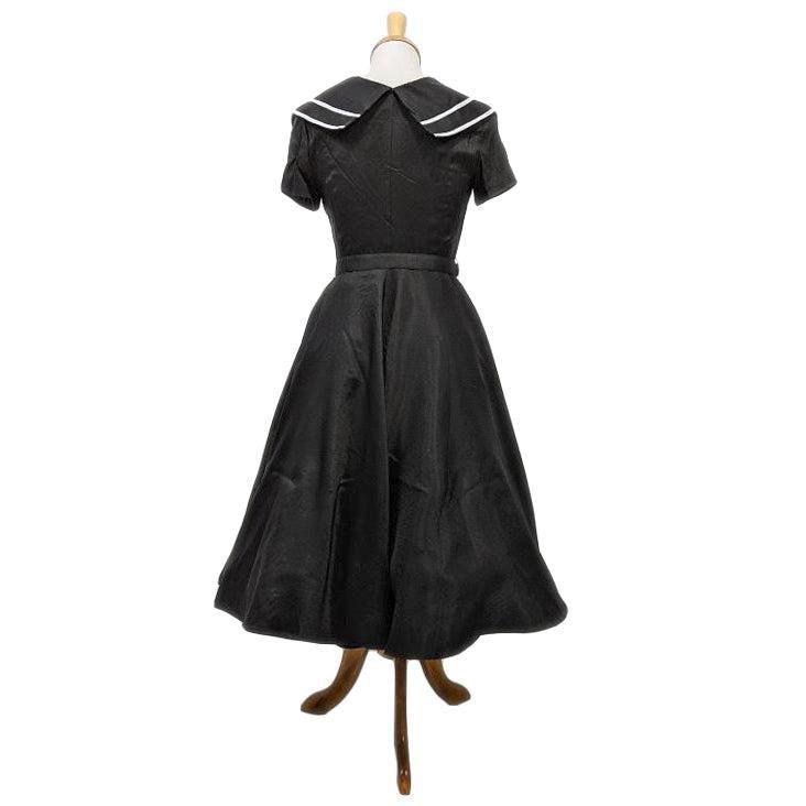 sailor cocktail dress Sailor One Shoulder Ruffle Midi Dress VICI