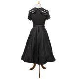 GGR Sailor Dress in Black-Dress-Glitz Glam and Rebellion GGR Pinup, Retro, and Rockabilly Fashions