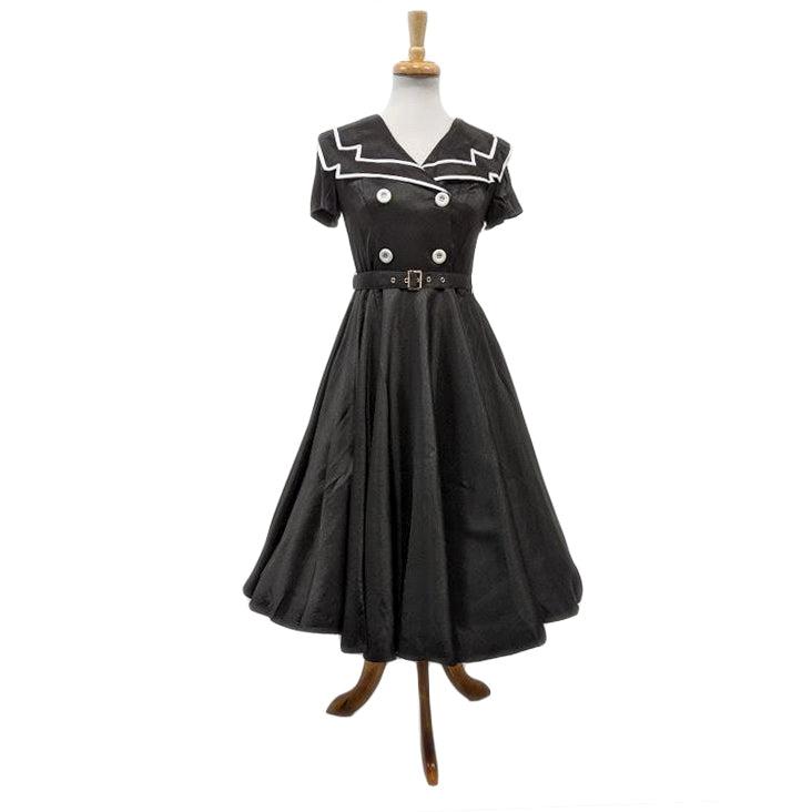 Sailor Dress in Black – Glitz Glam and Rebellion