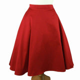 Hemet Full Circle Skirt in Red-Skirts-Glitz Glam and Rebellion GGR Pinup, Retro, and Rockabilly Fashions