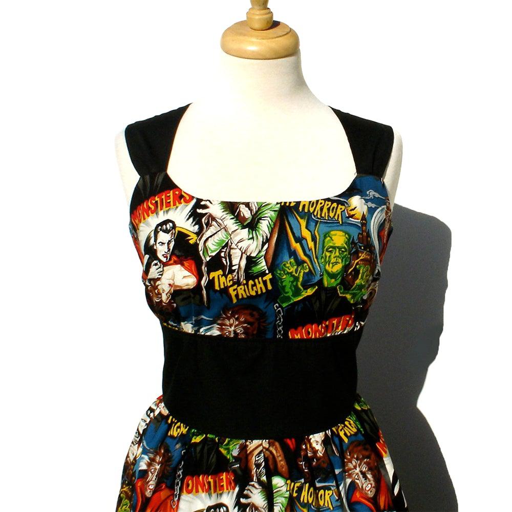 Hollywood Monster Dress by Hemet – Glitz Glam and Rebellion