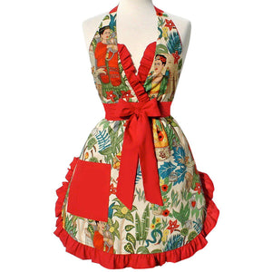 Hemet Frida Vintage-Inspired Apron-Pinup Aprons-Glitz Glam and Rebellion GGR Pinup, Retro, and Rockabilly Fashions