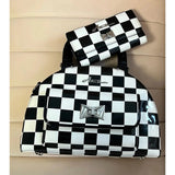 Star Struck Clothing Starlite Handbag in Checkerboard-Glitz Glam and Rebellion GGR Pinup, Retro, and Rockabilly Fashions