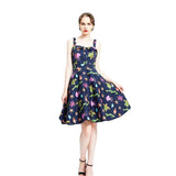 Miss Lulo Kyla Dress in Sealife Print-Dress-Glitz Glam and Rebellion GGR Pinup, Retro, and Rockabilly Fashions