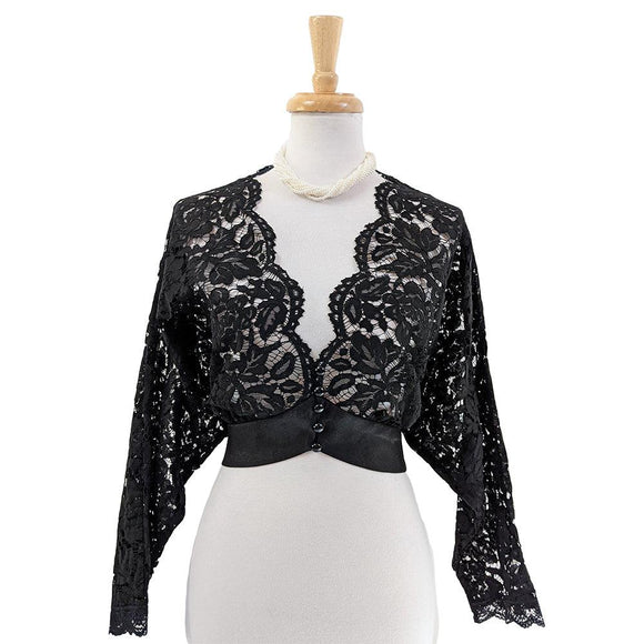 Lace Shrug in Black Glitz Glam and Rebellion Lace Shrug in Black Glitz Glam and Rebellion