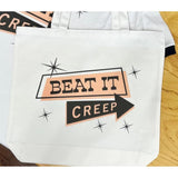 Star Struck Clothing Beat It Creep Tote-Tote-Glitz Glam and Rebellion GGR Pinup, Retro, and Rockabilly Fashions