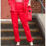 Star Struck Clothing Midge Jeans in Red-Pants-Glitz Glam and Rebellion GGR Pinup, Retro, and Rockabilly Fashions