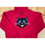 Bettie Cat Red Hoodie-Hoodie-Glitz Glam and Rebellion GGR Pinup, Retro, and Rockabilly Fashions